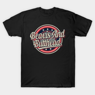 Graphic Aesthetic Beavis Proud Name Circle Vintage Art T-Shirt